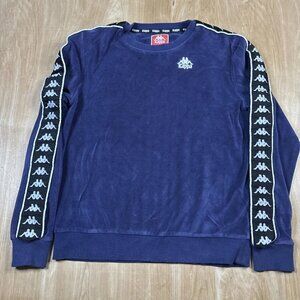 Vintage Kappa 90s Sweatshirt Mens Size Medium Pullover Jumper Retro Sleeve Logo